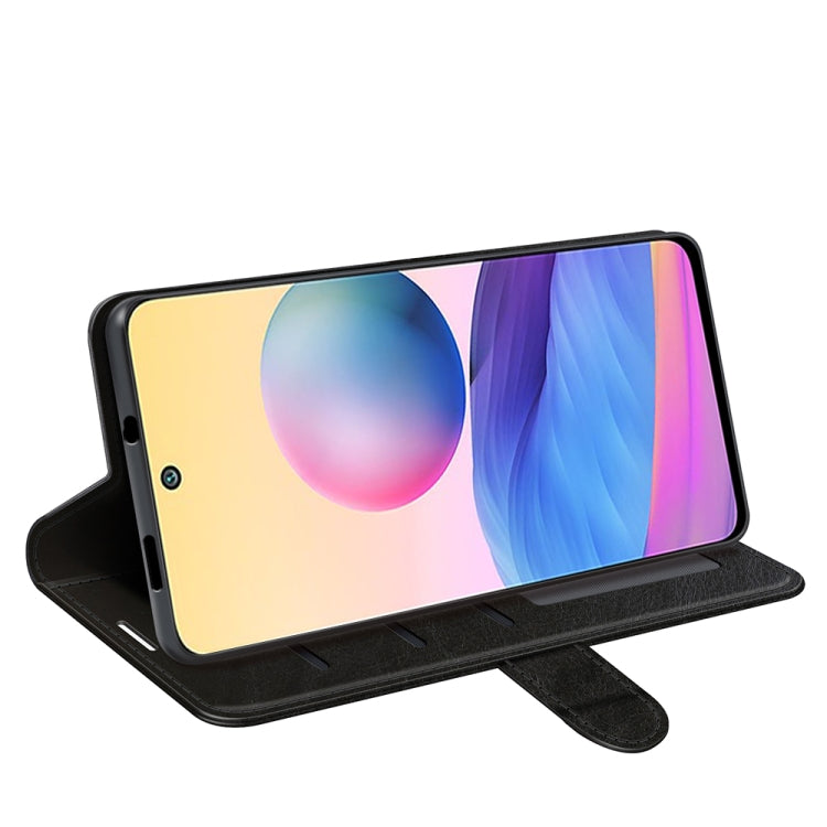Per Xiaomi Redmi Note 10 5G / Poco M3 Pro 5G R64 Texture Custodia protettiva a vibrazione singola orizzontale con supporto e slot per schede e portafoglio e cornice per foto, For Xiaomi Poco M3 Pro 5G
