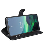 Per Nokia 1.4 Litchi Texture Custodia protettiva a vibrazione orizzontale con supporto, slot per schede e portafoglio