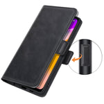 Per OPPO A94 5G / F19 Pro + 5G / Reno5 Z Custodia in pelle a vibrazione orizzontale con fibbia magnetica a doppio lato con supporto e slot per schede e portafoglio