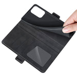 Per OPPO A94 5G / F19 Pro + 5G / Reno5 Z Custodia in pelle a vibrazione orizzontale con fibbia magnetica a doppio lato con supporto e slot per schede e portafoglio