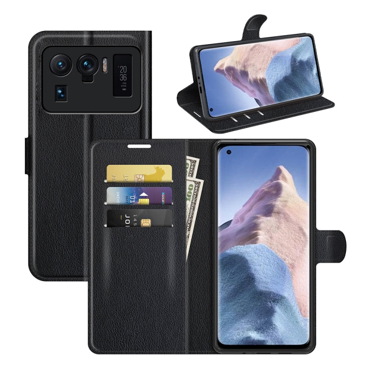 Per Xiaomi Mi 11 Ultra Litchi Texture Custodia protettiva a vibrazione orizzontale con supporto e slot per schede e portafoglio, For Xiaomi Mi 11 Ultra