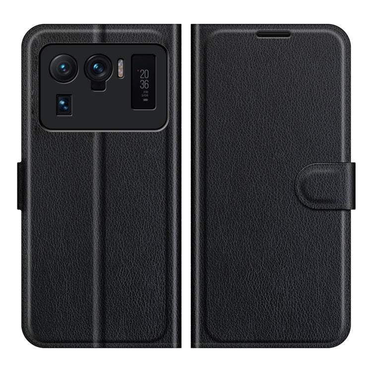 Per Xiaomi Mi 11 Ultra Litchi Texture Custodia protettiva a vibrazione orizzontale con supporto e slot per schede e portafoglio, For Xiaomi Mi 11 Ultra
