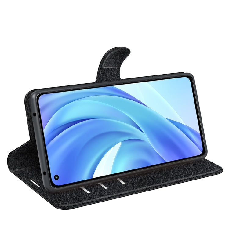Per Xiaomi Mi 11 Lite Litchi Texture Custodia protettiva a vibrazione orizzontale con supporto e slot per schede e portafoglio, For Xiaomi Mi 11 Lite