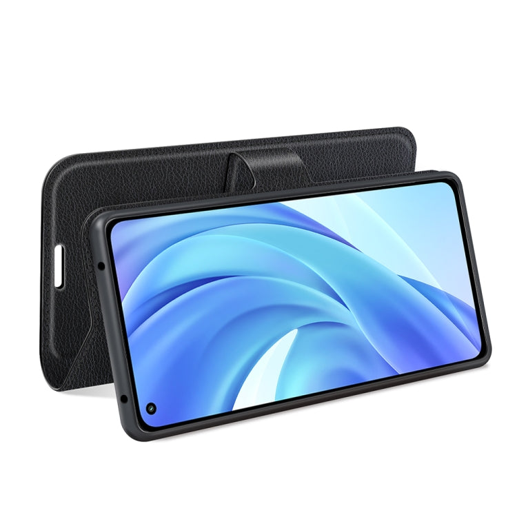 Per Xiaomi Mi 11 Lite Litchi Texture Custodia protettiva a vibrazione orizzontale con supporto e slot per schede e portafoglio, For Xiaomi Mi 11 Lite