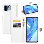 Per Xiaomi Mi 11 Lite Litchi Texture Custodia protettiva a vibrazione orizzontale con supporto e slot per schede e portafoglio, For Xiaomi Mi 11 Lite