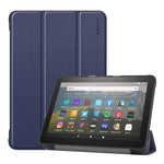 Per Amazon Fire HD 8 / HD 8 Plus (2020) ENKAY Custer Texture Flip orizzontale Custodia in pelle PU + PC con supporto a tre pieghe e funzione Sleep / Wake-up, For Amazon Fire HD 8 / HD 8 Plus (2020)