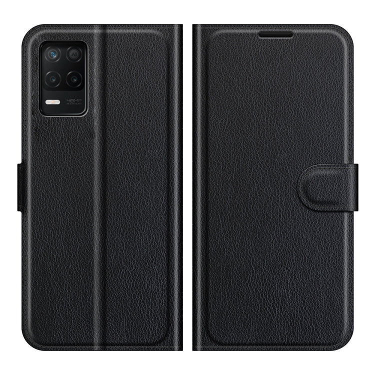 Per OPPO Realme V13 5G / Realme 8 5G / Q3i 5G / Q3 5G Litchi Texture Custodia protettiva a vibrazione orizzontale con supporto e slot per schede e portafoglio, For OPPO Realme V13 5G