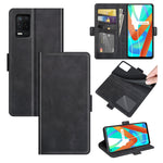 Per OPPO Realme V13 5G / Realme 8 5G / Q3i 5G / Q3 5G Custodia in pelle a vibrazione orizzontale con fibbia magnetica a doppio lato con supporto e slot per schede e portafoglio