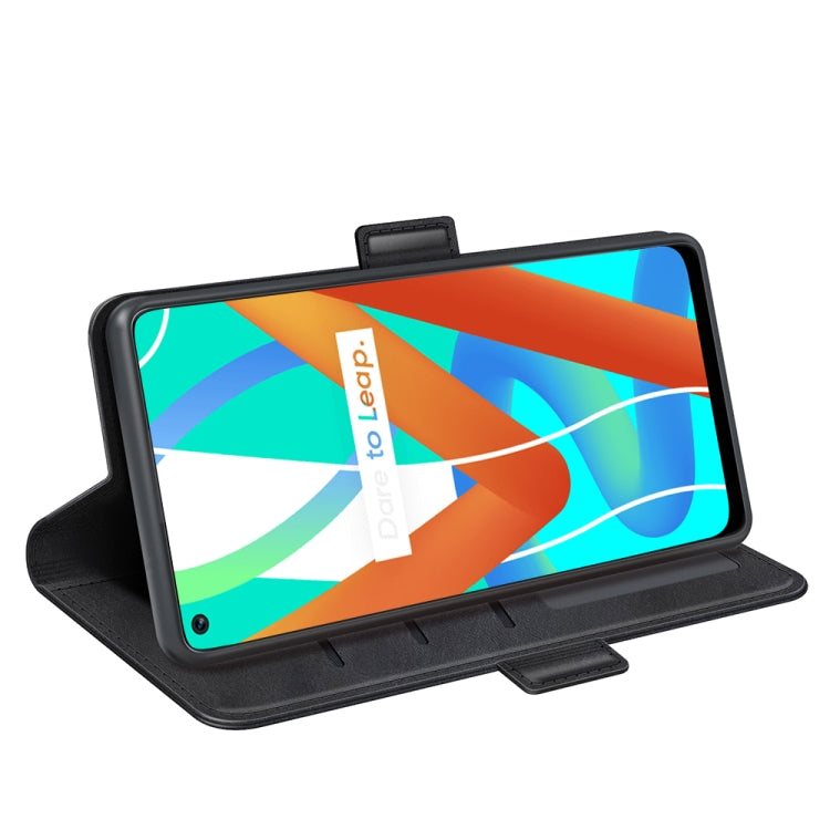 Per OPPO Realme V13 5G / Realme 8 5G / Q3i 5G / Q3 5G Custodia in pelle a vibrazione orizzontale con fibbia magnetica a doppio lato con supporto e slot per schede e portafoglio