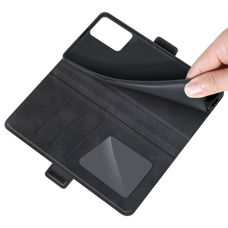 Per OPPO Realme V13 5G / Realme 8 5G / Q3i 5G / Q3 5G Custodia in pelle a vibrazione orizzontale con fibbia magnetica a doppio lato con supporto e slot per schede e portafoglio