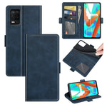 Per OPPO Realme V13 5G / Realme 8 5G / Q3i 5G / Q3 5G Custodia in pelle a vibrazione orizzontale con fibbia magnetica a doppio lato con supporto e slot per schede e portafoglio