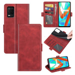 Per OPPO Realme V13 5G / Realme 8 5G / Q3i 5G / Q3 5G Custodia in pelle a vibrazione orizzontale con fibbia magnetica a doppio lato con supporto e slot per schede e portafoglio