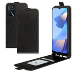 Per OPPO A16 R64 Texture Custodia protettiva in pelle a vibrazione verticale singola con slot per schede e cornice per foto, For OPPO A16