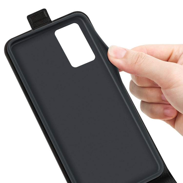 Per OPPO A16 R64 Texture Custodia protettiva in pelle a vibrazione verticale singola con slot per schede e cornice per foto, For OPPO A16