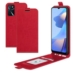 Per OPPO A16 R64 Texture Custodia protettiva in pelle a vibrazione verticale singola con slot per schede e cornice per foto, For OPPO A16
