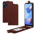 Per OPPO A16 R64 Texture Custodia protettiva in pelle a vibrazione verticale singola con slot per schede e cornice per foto, For OPPO A16