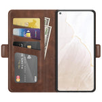 Per OPPO Realme GT Master Custodia in pelle a vibrazione orizzontale con fibbia magnetica a doppio lato con supporto e slot per schede e portafoglio, For OPPO Realme GT Explorer Master