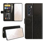 Per OPPO Realme GT Master R64 Texture Custodia protettiva a vibrazione orizzontale singola con supporto e slot per schede e portafoglio e cornice per foto, For OPPO Realme GT Master