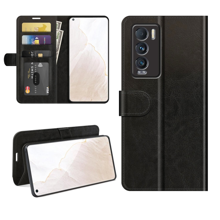 Per OPPO Realme GT Master R64 Texture Custodia protettiva a vibrazione orizzontale singola con supporto e slot per schede e portafoglio e cornice per foto, For OPPO Realme GT Master