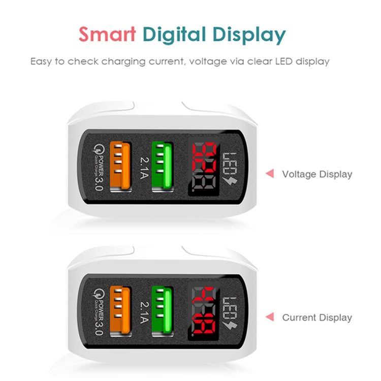Caricabatterie rapido QC3.0 USB con cavo Micro USB 20W