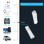 Ricevitore audio Bluetooth 5.0 per auto con microfono