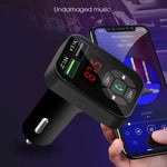 Trasmettitore FM auto A9 Bluetooth vivavoce doppia USB