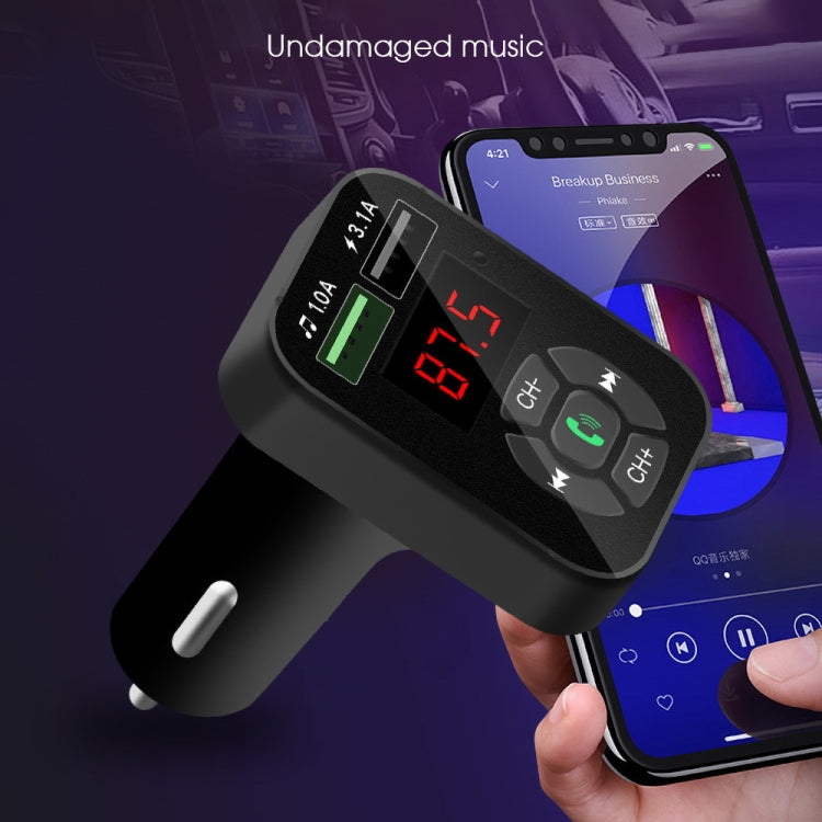 Trasmettitore FM auto A9 Bluetooth vivavoce doppia USB