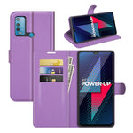 Per wiko Power U30 Litchi Texture Custodia protettiva a vibrazione orizzontale con supporto, slot per schede e portafoglio, For wiko Power U30
