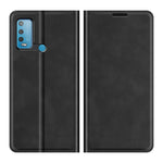 Per wiko Power U30 Custodia in pelle con ventosa magnetica per affari retro-pelle con supporto, slot per schede e portafoglio, For wiko Power U30