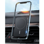 Staffa auto con caricabatterie wireless magnetico 15W