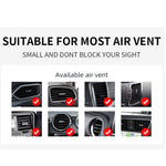 Staffa auto con caricabatterie wireless magnetico 15W