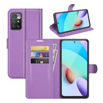 Per Xiaomi Redmi 10 Litchi Texture Custodia protettiva a vibrazione orizzontale con supporto e slot per schede e portafoglio, For Xiaomi Redmi 10