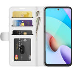 Per Xiaomi Redmi 10 R64 Texture Custodia protettiva a vibrazione orizzontale singola con supporto e slot per schede e portafoglio e cornice per foto, For Xiaomi Redmi 10