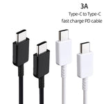Cavo USB-C a USB-C 1 metro 3A in TPU per smartphone