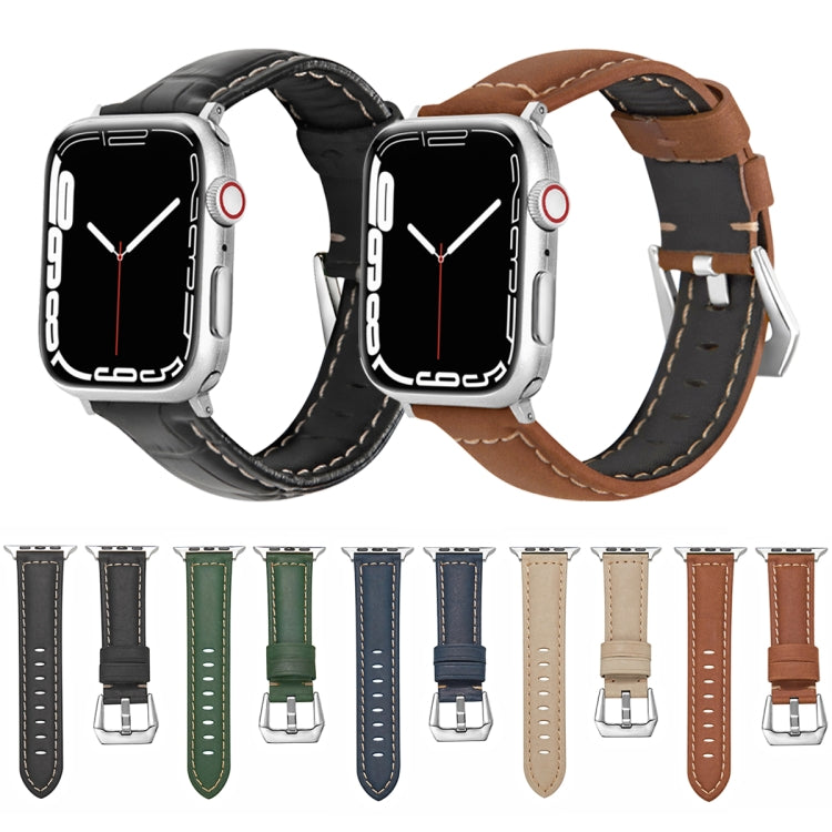 Cinturino in pelle per Apple Watch Series 7 41mm e altri