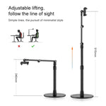 Supporto da tavolo regolabile per tablet e smartphone 3,5-6"
