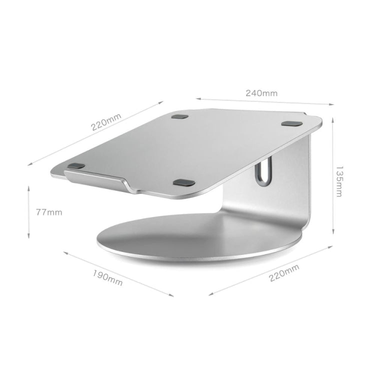 Supporto laptop in lega di alluminio rotante 360°