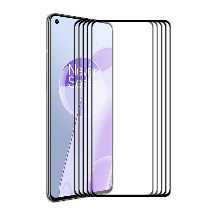 Per OnePlus 9RT 5G ENKAY Hat-Prince Full Glue Vetro temperato Protezione antigraffio a copertura totale 6D, 1 PCS, 2 PCS, 5 PCS