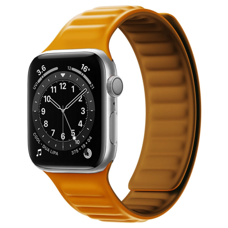 Cinturino in silicone con cinturino magnetico per Apple Watch Series, 7 41mm / 6&SE&5&4 40mm / 3&2&1 38mm