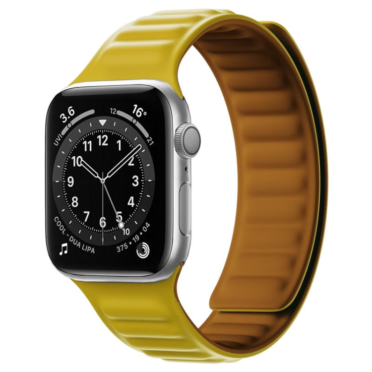 Cinturino in silicone con cinturino magnetico per Apple Watch Series, 7 41mm / 6&SE&5&4 40mm / 3&2&1 38mm