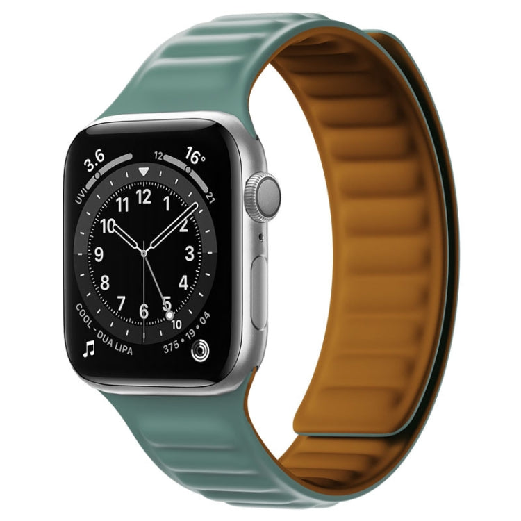 Cinturino in silicone con cinturino magnetico per Apple Watch Series, 7 41mm / 6&SE&5&4 40mm / 3&2&1 38mm