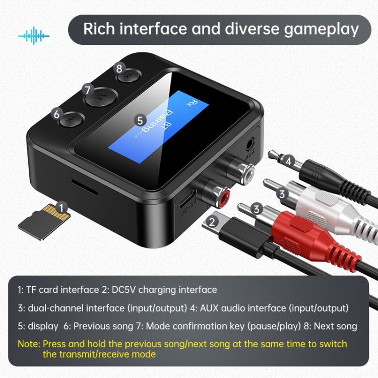 Ricevitore Bluetooth C39S per audio RCA wireless - immagine 3
