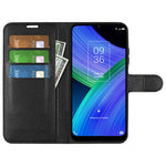 Per TCL 20 R 5G Litchi Texture Custodia protettiva per telefono a conchiglia orizzontale con supporto, slot per schede e portafoglio, For TCL 20 R 5G