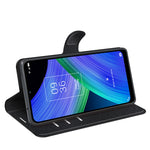 Per TCL 20 R 5G Litchi Texture Custodia protettiva per telefono a conchiglia orizzontale con supporto, slot per schede e portafoglio, For TCL 20 R 5G