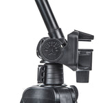 Supporto per treppiede in alluminio YUNTENG 6208 con telecomando Bluetooth e morsetto per testa e telefono a 3 vie, VCT-6208