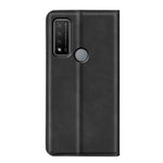 Per TCL 20 R 5G Custodia in pelle per telefono con ventosa magnetica retro-pelle con supporto e slot per schede e portafoglio, For TCL 20 R 5G