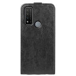 Per TCL 20 R 5G R64 Texture Custodia protettiva per telefono in pelle con vibrazione verticale singola con slot per schede e cornice per foto, For TCL 20 R 5G