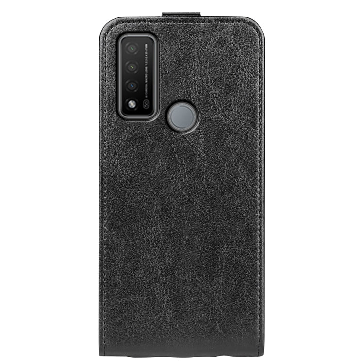 Per TCL 20 R 5G R64 Texture Custodia protettiva per telefono in pelle con vibrazione verticale singola con slot per schede e cornice per foto, For TCL 20 R 5G