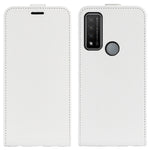 Per TCL 20 R 5G R64 Texture Custodia protettiva per telefono in pelle con vibrazione verticale singola con slot per schede e cornice per foto, For TCL 20 R 5G