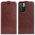 Per Xiaomi Redmi Note 11 Pro / Note 11 Pro + R64 Texture Custodia protettiva in pelle a vibrazione verticale singola con slot per schede e cornice per foto, For Xiaomi Redmi Note 11 Pro